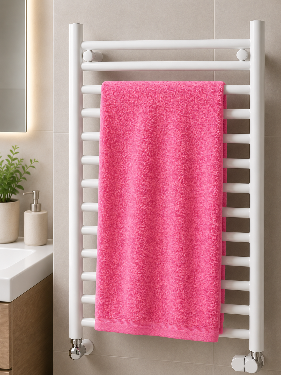 Serviette de bain en microfibre absorbante