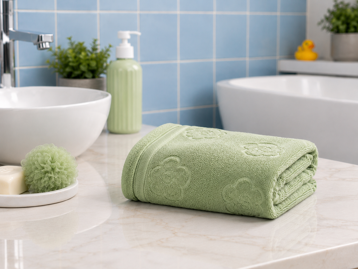 Grande serviette de bain en microfibre pour enfant