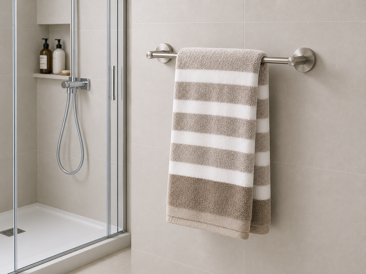 Serviette de toilette en polyester douce et absorbante