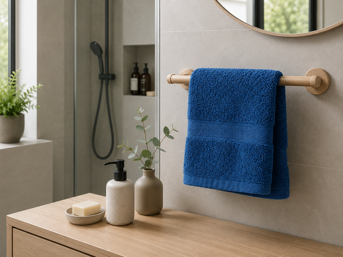 Petite serviette en coton doux et absorbant