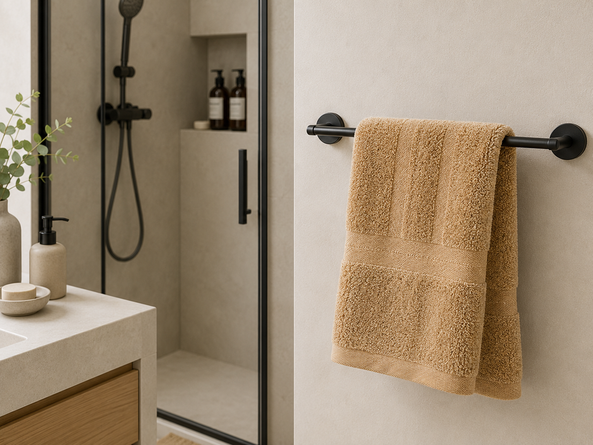 Petite serviette en coton doux et absorbant