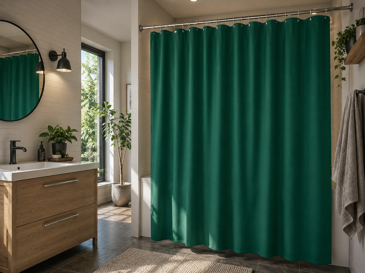 Rideau de douche imperméable en PEVA